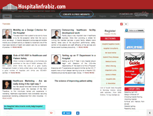 Tablet Screenshot of hospitalinfrabiz.com